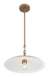 Minka-Lavery - 296-741 - One Light Pendant - York - Natural Brass