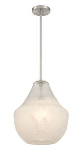 Minka-Lavery - 294-84 - One Light Pendant - Pacific - Brushed Nickel