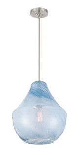 Minka-Lavery - 293-84 - One Light Pendant - Pacific - Brushed Nickel