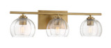 Minka-Lavery - 2723-732 - Three Light Vanity - Glint - Legacy Brass