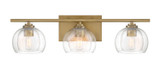 Minka-Lavery - 2723-732 - Three Light Vanity - Glint - Legacy Brass