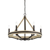 Minka-Lavery - 2626-860 - Six Light Chandelier - Sonoma - Dark Bronze