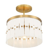 Minka-Lavery - 2083-732 - Three Light Convertible Semi-Flush - Coronelle - Legacy Brass