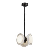Alora - PD320313UBAR-UNV - LED Pendant - Alonso - Urban Bronze/Alabaster