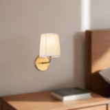 Alora - WV675106BGWL - One Light Bathroom Vanity - Scout - Brushed Gold/White Linen