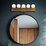 Alora - WV364521VB - LED Bathroom Vanity - Sinclair - Vintage Brass