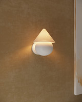 Alora - WS453107AWWL - LED Wall Sconce - Rowan - Antique White/White Linen