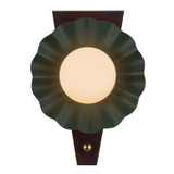 Alora - WS354012PGN - One Light Wall Sconce - Furrow - Pine Green
