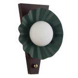 Alora - WS354012PGN - One Light Wall Sconce - Furrow - Pine Green