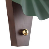 Alora - WS354012PGN - One Light Wall Sconce - Furrow - Pine Green