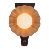 Alora - WS354012PEC - One Light Wall Sconce - Furrow - Peach