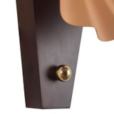 Alora - WS354012PEC - One Light Wall Sconce - Furrow - Peach