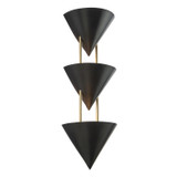 Alora - WS341328UB - Three Light Wall Sconce - Versus - Urban Bronze