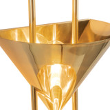 Alora - WS341328PTB - Three Light Wall Sconce - Versus - Patina Brass