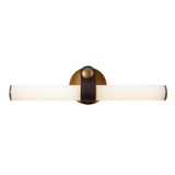 Alora - VL312520VBGO - LED Bathroom Vanity - Ledger - Vintage Brass