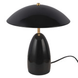 Alora - TL437012GBK - LED Table Lamp - Poppy - Glossy Black