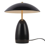 Alora - TL437012GBK - LED Table Lamp - Poppy - Glossy Black