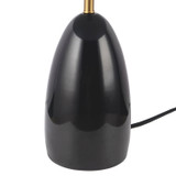 Alora - TL437012GBK - LED Table Lamp - Poppy - Glossy Black