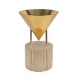 Alora - TL341015PTB - One Light Table Lamp - Versus - Patina Brass