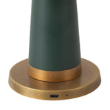 Alora - TL314106PGN - LED Table Lamp - Clemence - Pine Green