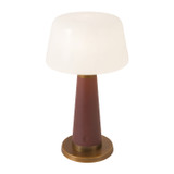 Alora - TL314106BGD - LED Table Lamp - Clemence - Burgundy