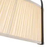 Alora - SF675213MBWL - One Light Semi-Flush Mount - Scout - Matte Black/White Linen