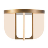 Alora - SF336816VB - LED Semi-Flush Mount - Anders - Vintage Brass