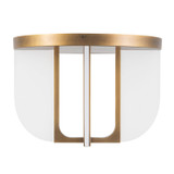 Alora - SF336816VB - LED Semi-Flush Mount - Anders - Vintage Brass