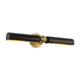 Alora - PL405123BGMB - Two Light Picture Light - Cole - Brushed Gold/Matte Black