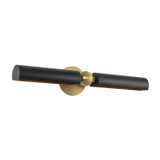 Alora - PL405123BGMB - Two Light Picture Light - Cole - Brushed Gold/Matte Black