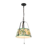 Alora - PD675213MBGL - Two Light Pendant - Scout - Matte Black/Green Linen