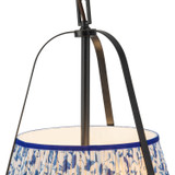 Alora - PD675213MBBL - Two Light Pendant - Scout - Matte Black/Blue Linen