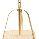 Alora - PD675213BGWL - Two Light Pendant - Scout - Brushed Gold/White Linen