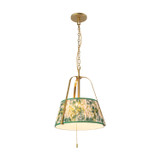 Alora - PD675213BGGL - Two Light Pendant - Scout - Brushed Gold/Green Linen