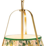 Alora - PD675213BGGL - Two Light Pendant - Scout - Brushed Gold/Green Linen