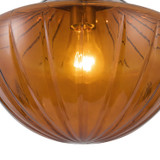 Alora - PD651012MBAM - One Light Pendant - Farrah - Matte Black/Amber