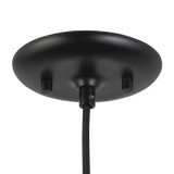 Alora - PD557015MB - One Light Pendant - Minori - Glossy Black