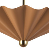 Alora - PD354125PEC - LED Pendant - Furrow - Peach