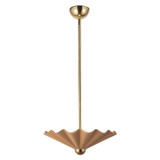 Alora - PD354016PEC - LED Pendant - Furrow - Peach