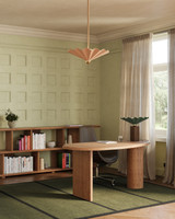 Alora - PD354016PEC - LED Pendant - Furrow - Peach