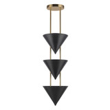 Alora - PD341328UB - Three Light Pendant - Versus - Urban Bronze