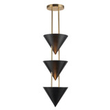Alora - PD341328UB - Three Light Pendant - Versus - Urban Bronze