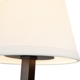 Alora - LP445242MBWL - Two Light Linear Pendant - Sloan - Matte Black/White Linen
