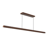 Alora - LP403160WT - LED Linear Pendant - Dottie - Walnut