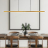 Alora - LP403160BG - LED Linear Pendant - Dottie - Brushed Gold