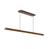Alora - LP403148WT - LED Linear Pendant - Dottie - Walnut