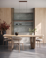 Alora - LP403148WT - LED Linear Pendant - Dottie - Walnut