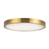 Alora - FM653009BGAR - LED Flush Mount - Evelyn - Brushed Gold/Alabaster