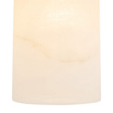 Alora - FM360808PTBAR - One Light Flush Mount - Mineral - Patina Brass/Alabaster