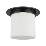 Alora - FM360118UBOP - One Light Flush Mount - Mineral - Urban Bronze/Matte Opal Glass